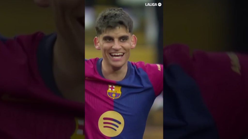 FIRST CAREER GOAL FOR GERARD MARTÍN! 😍 #fcbarcelona #laligahighlights #shorts 1 1741384706 maxresdefault