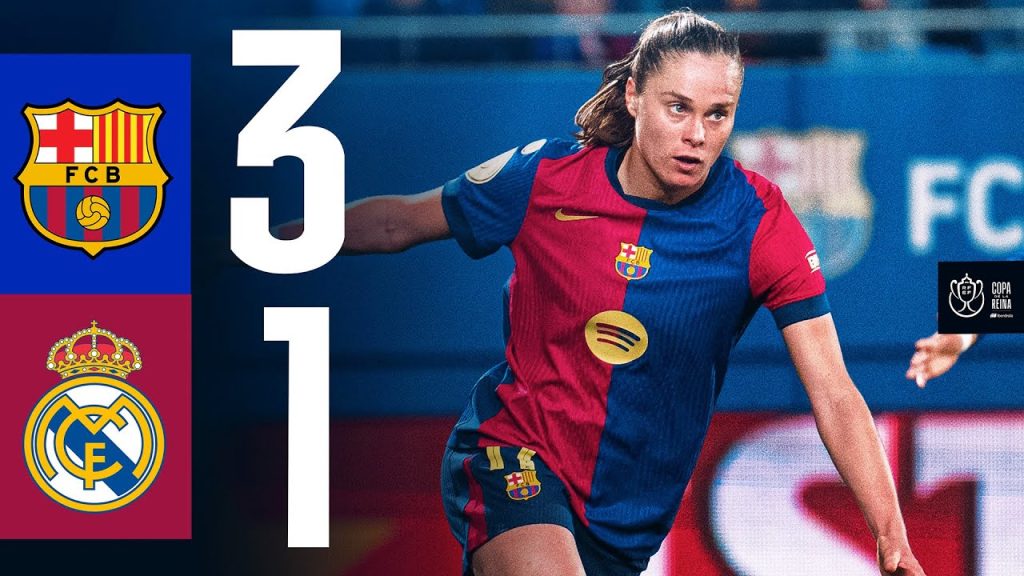 HIGHLIGHTS I FC BARCELONA 3 vs 1 REAL MADRID | COPA DE LA REINA ๐ต๐ด 7 1742139086 maxresdefault