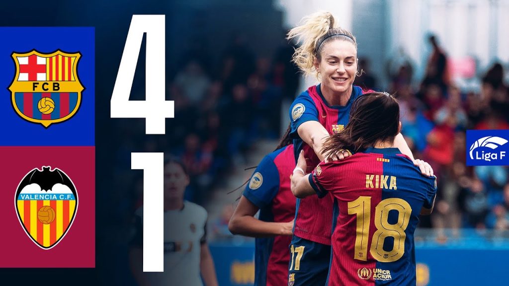 LIGA F | FC BARCELONA 4 vs 1 VALENCIA 🔵🔴 4 1742373628 maxresdefault