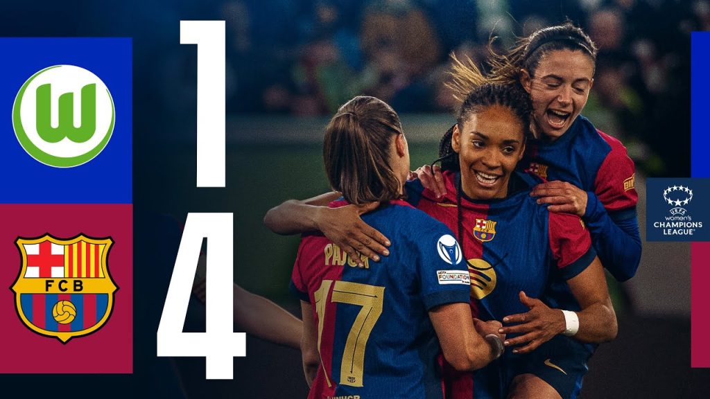 WOLFSBURG 1 vs 4 FC BARCELONA | UEFA WOMEN'S CHAMPIONS LEAGUE I HIGHLIGHTS 🔵🔴 5 1742889634 maxresdefault
