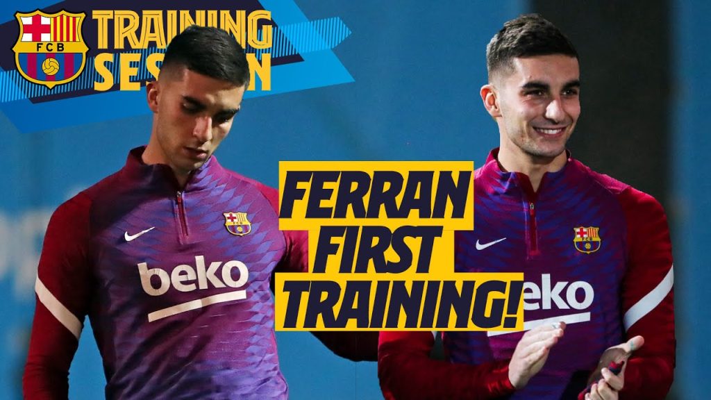 FERRAN TORRES MEETS HIS NEW BARÇA TEAM MATES IN TRAINING 🔴🔵 5 1744092146 maxresdefault