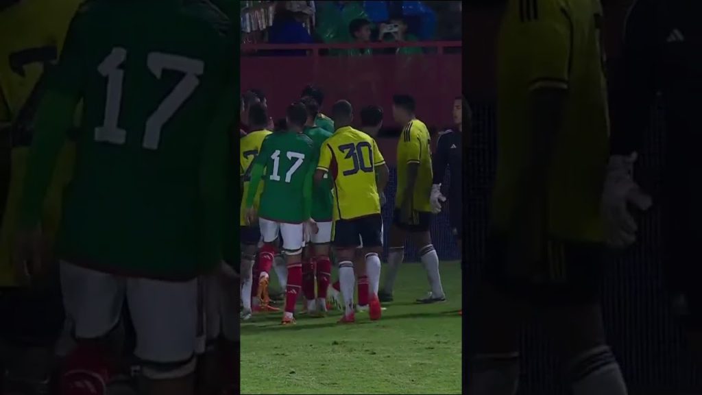 ¡SE CALIENTAN! 👊🏼 El México vs Colombia termina en empujones #shorts #tudn 7 1747627586 maxresdefault