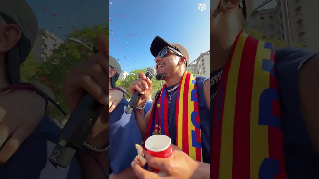 The champs painting the city blaugrana 💙❤️ #fcbarcelona #shorts 9 1747791893 maxresdefault
