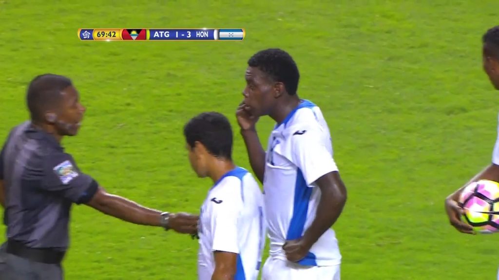 YELLOW CARD Honduras, José GARCÍA No. 16 | #AntiguaBarbuda @FenafuthOrg #CU20CRC 2 1748596358 maxresdefault
