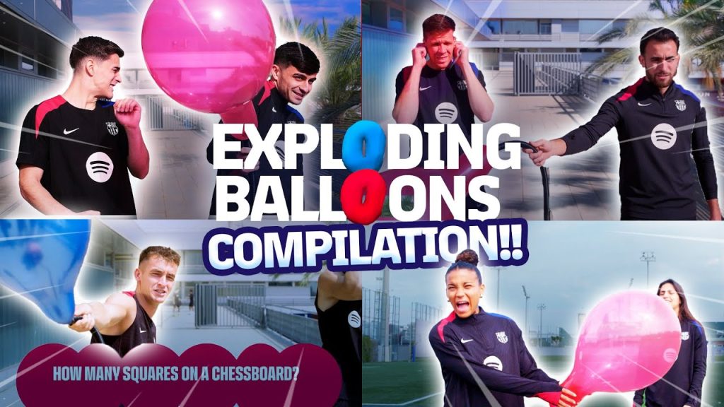 🎈💥💥🎈BOOM! FC Barcelona EXPLODING BALLOONS CHALLENGE COMPILATION🔵🔴 6 1749798147 maxresdefault