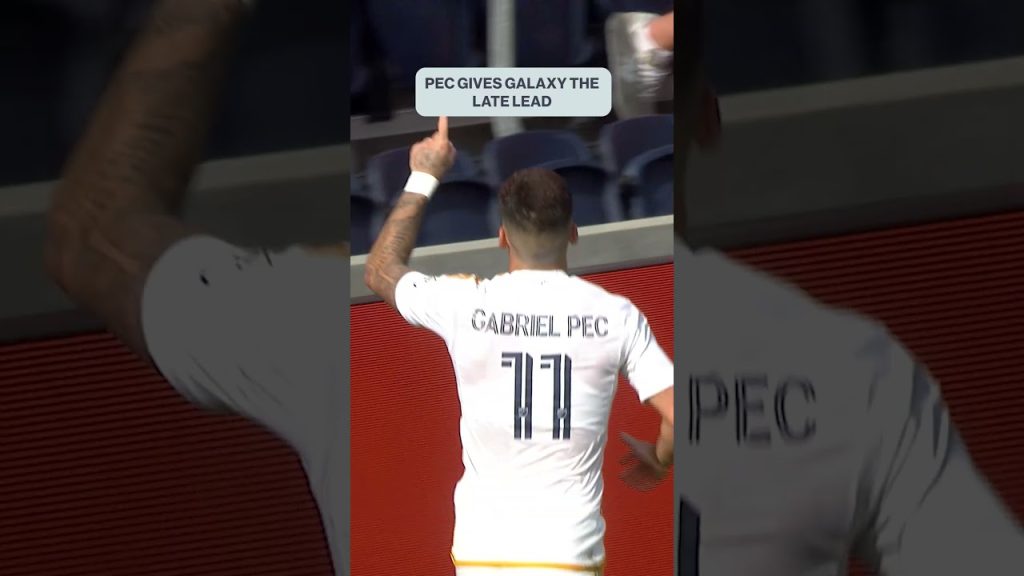 Gabriel Pec scores past Roman Burki, giving LA Galaxy the late lead #soccer #mls 3 1750940191 maxresdefault