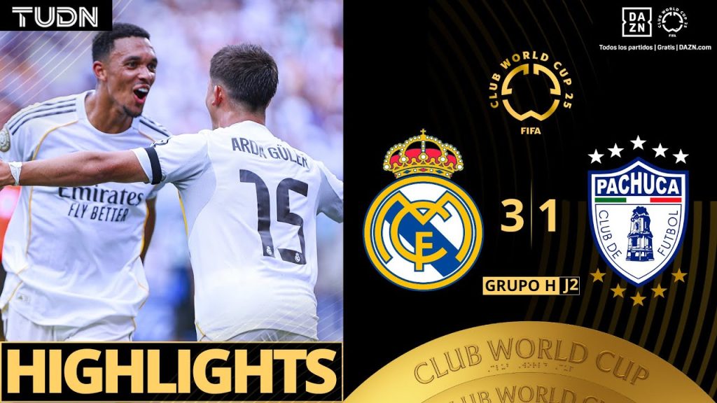 HIGHLIGHTS - Real Madrid vs Pachuca | Mundial de Clubes de la FIFA - J2 2025 | TUDN 6 1751191959 maxresdefault