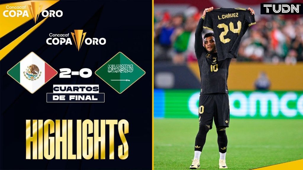 HIGHLIGHTS - México 2-0 Arabia Saudita | Copa Oro - 4tos 2025 | TUDN 3 1751670903 maxresdefault
