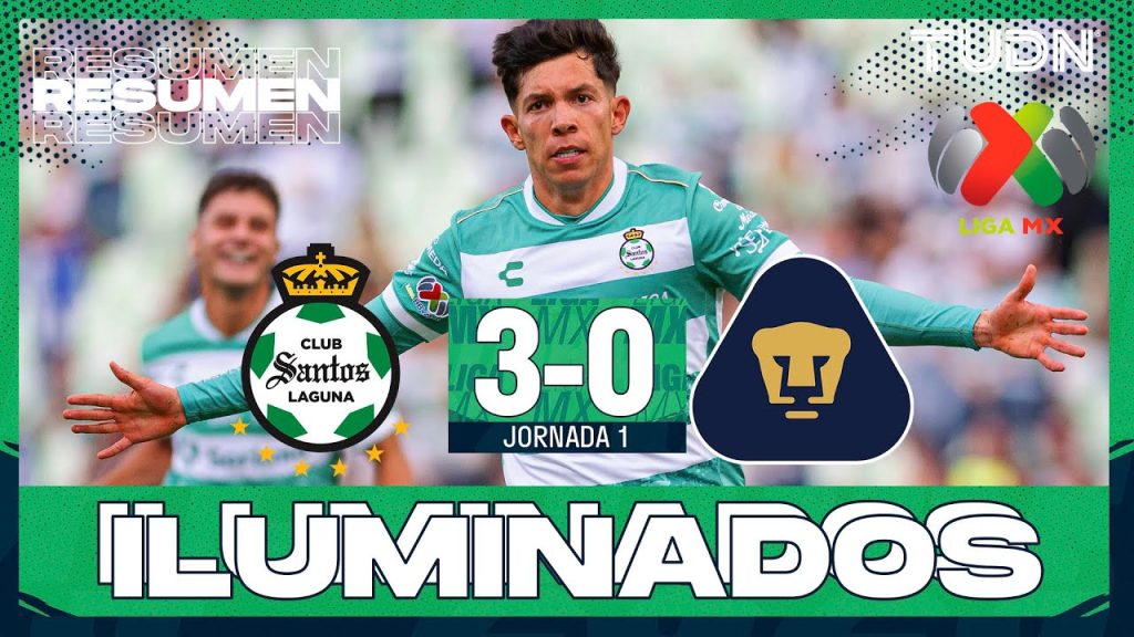 HIGHLIGHTS - Santos 3-0 Pumas | Liga MX - J1 AP 2025 | TUDN 10 1753191387 maxresdefault