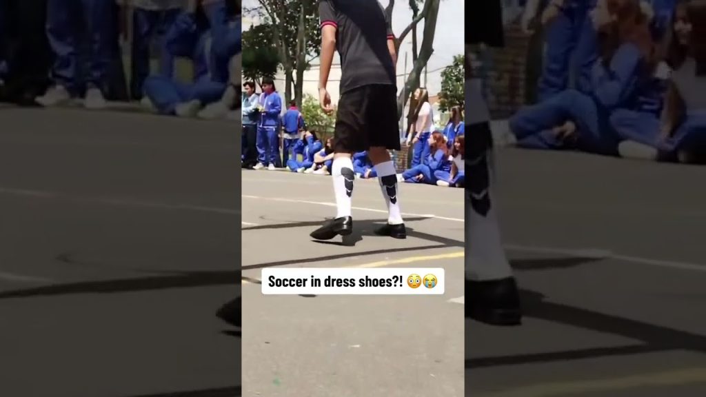 He Was Playing Soccer In Dress Shoes 😠(via juanmaleonrodri1/TT) #shorts 1 1755076490 maxresdefault