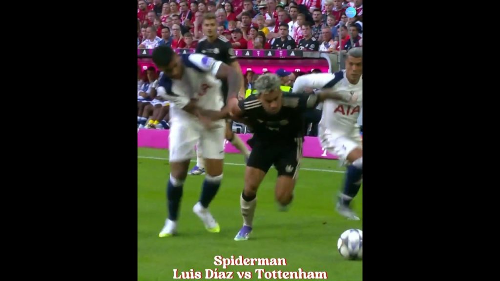 Spiderman Luis Díaz vs Tottenham #luisdiaz #fcbayern #tottenham #spiderman #football 2 1755677970 maxresdefault