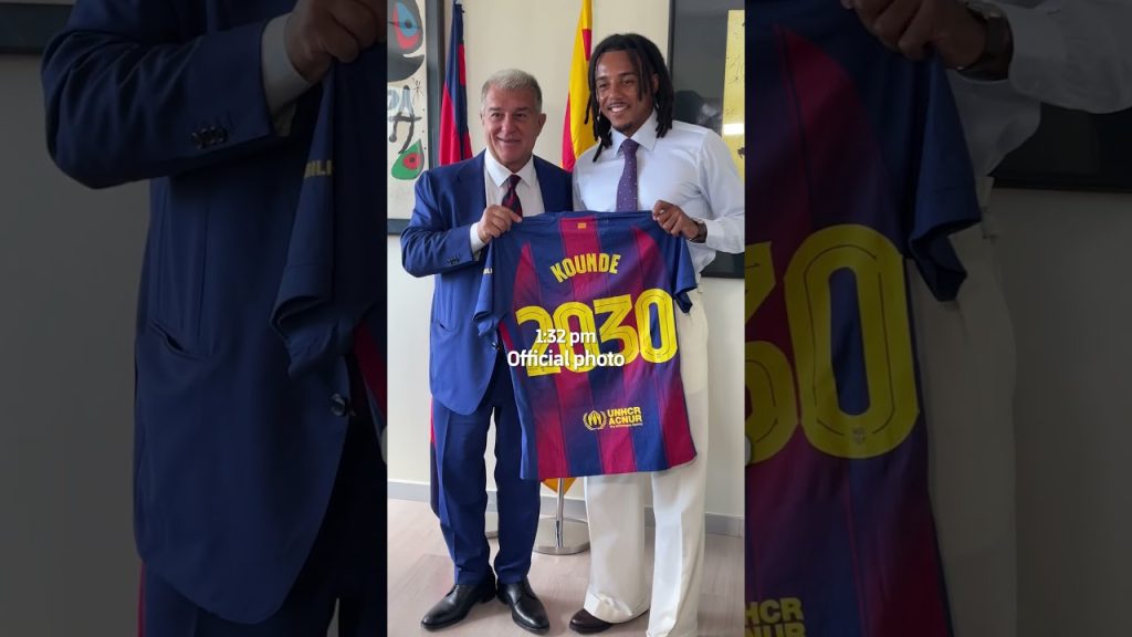Kounde had a busy day ๐ #fcbarcelona #shorts #kounde 2 1755936097 maxresdefault