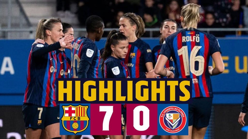 BARÇA 7-0 LEVANTE LAS PLANAS I Liga Iberdrola ⚽ 8 1756593210 maxresdefault