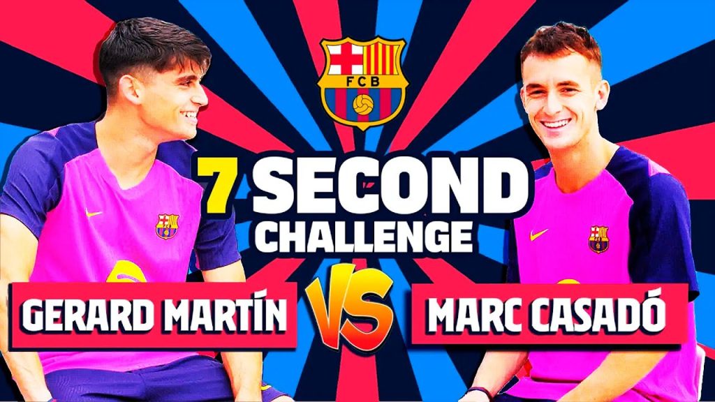 ⏱️GERARD MARTÍN vs MARC CASADÓ | 7 SECOND CHALLENGE | FC BARCELONA🔥 9 1760692772 maxresdefault
