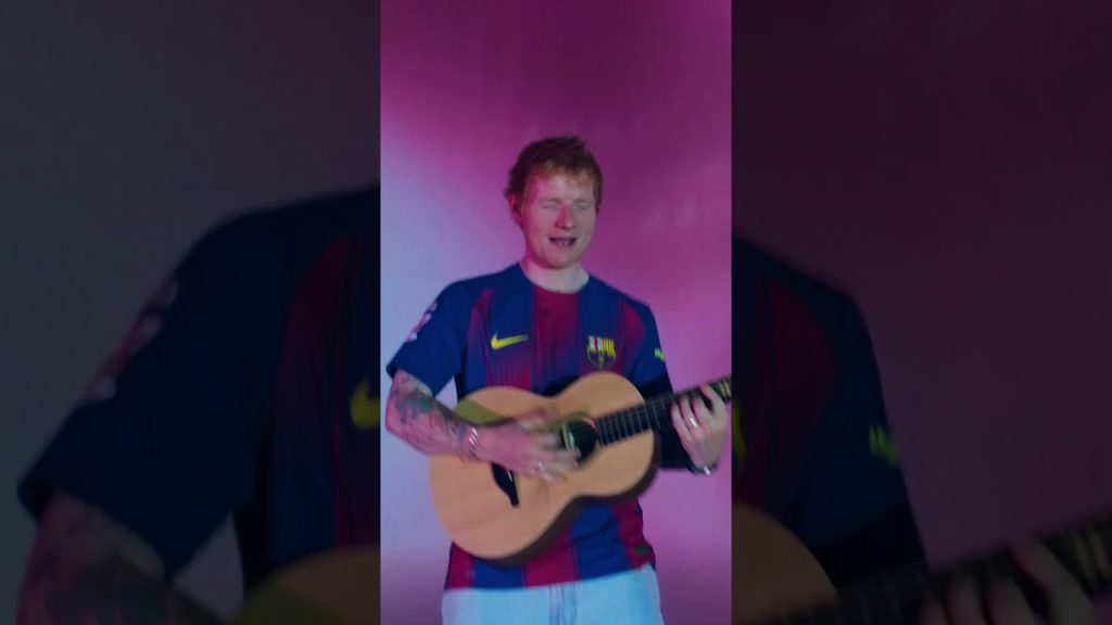 Ed Sheeran joins the Barça squad. It's time to PLAY @Spotify @EdSheeran #fcbarcelona #shorts 3 1761554911 maxresdefault