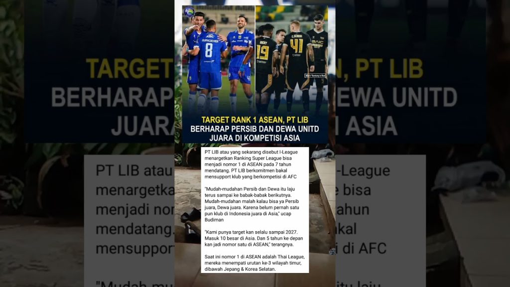 target rank 1 asean..#persib #dewaunitedfc #football #afc #breakingnews 2 1761965434 maxresdefault