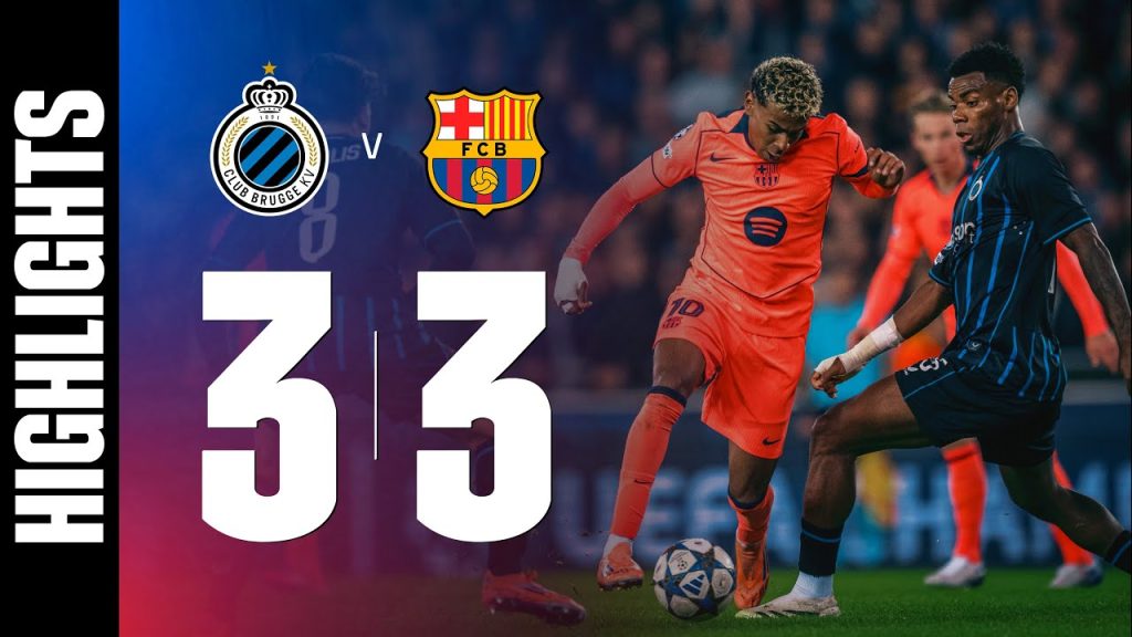 HIGHLIGHTS | CLUB BRUGGE 3 vs 3 FC BARCELONA | UEFA CHAMPIONS LEAGUE 🔵🔴 5 1763026290 maxresdefault