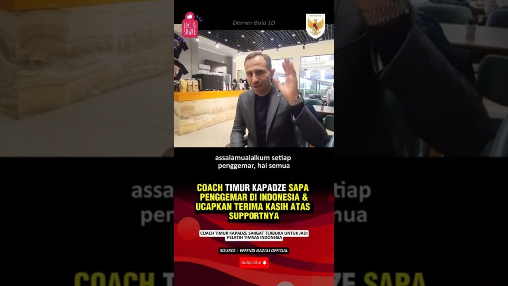 COACH TIMUR KAPADZE TEGASKAN DIRINYA SENANG & TERTARIK JADI PELATIH TIMNAS INDONESIA #beritatimnas 2 1763142394 maxresdefault