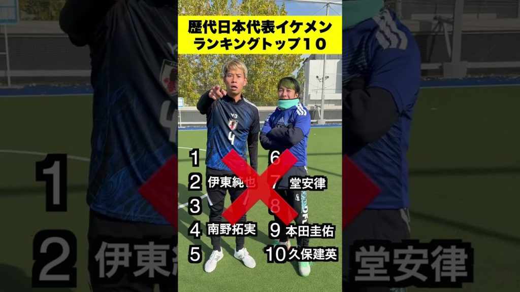 全部わかる?😘日本代表イケメンランキング‼️#soccer #サッカー日本代表 #サッカー 1 1766486249 maxresdefault