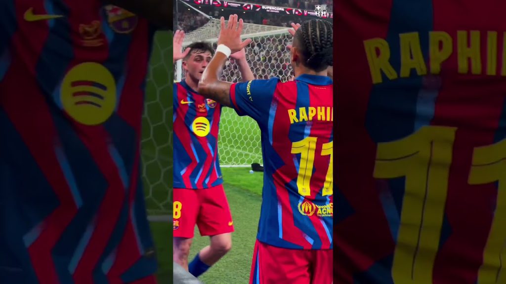 A celebration you can feel β€οΈβπ₯ #fcbarcelona #football #shorts #shortsfeed 1 1768207892 maxresdefault
