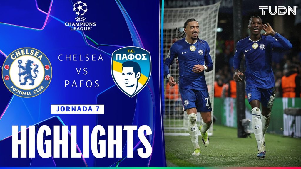 HIGHLIGHTS - Chelsea vs Pafos | UEFA Champions League - Jornada 7 2025-26 | TUDN 3 1769683540 maxresdefault