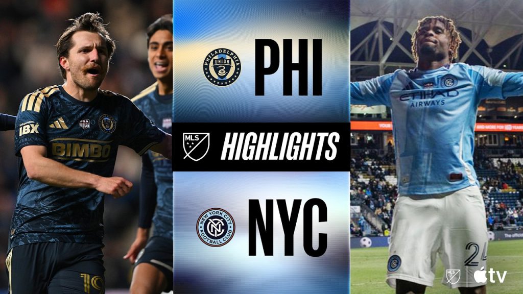 Philadelphia Union vs. New York City FC | Full Match Highlights | Stoppage Time STUNNER! 1 1773402585 maxresdefault