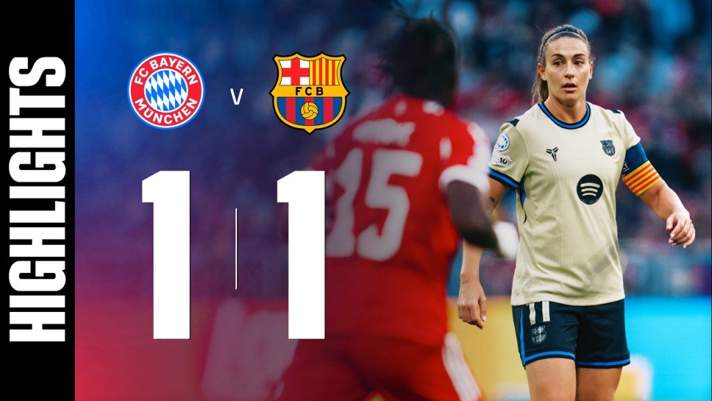 HIGHLIGHTS | FC BAYERN 1 vs 1 FC BARCELONA | UEFA WOMEN'S CHAMPIONS LEAGUE 🔵🔴 9 1777201356 maxresdefault