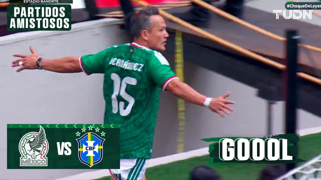 ¡GOOL DEL 'MATADOR'! Leyendas México vs Leyendas Brasil | Amistoso Internacional I TUDN 7 1777964856 maxresdefault