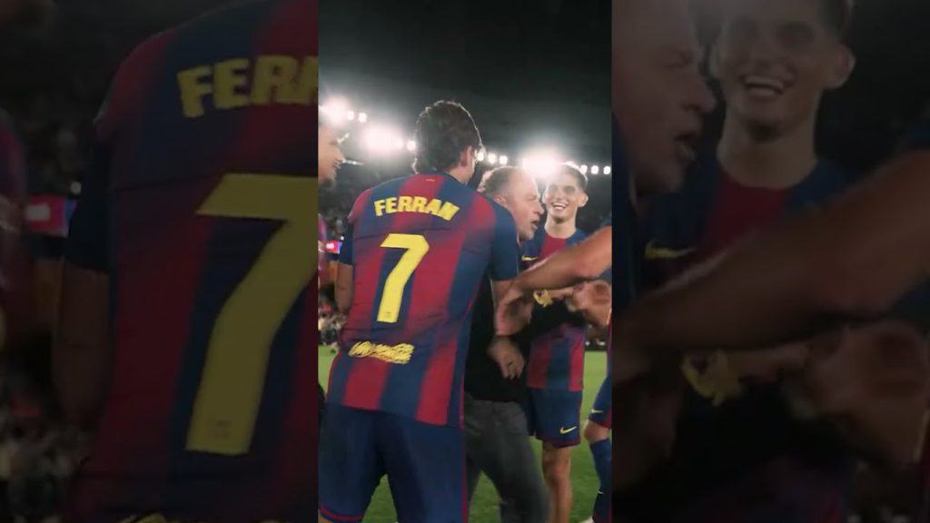 The moment they got Hansi 🙌 #shorts #fcbarcelona #hansi 6 1779107996 maxresdefault