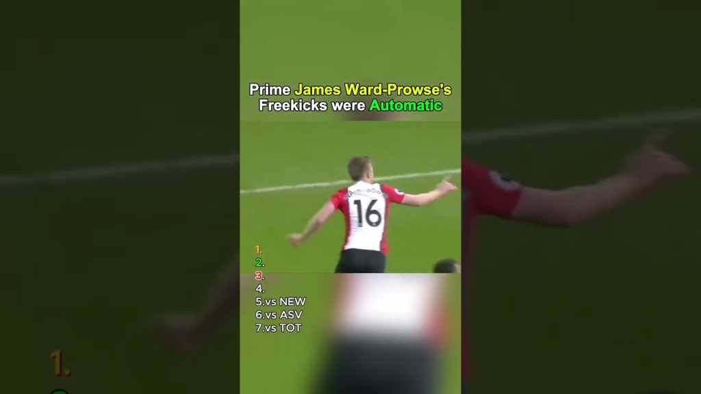 Prime James WardProwse Freekicks were Automatic #football #shorts 1 1780148036 maxresdefault