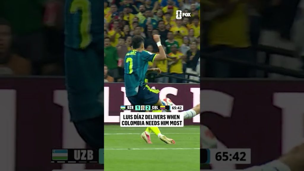 Luis DΓaz's goal restores Colombia's lead over Uzbekistan 2 1785113816 maxresdefault