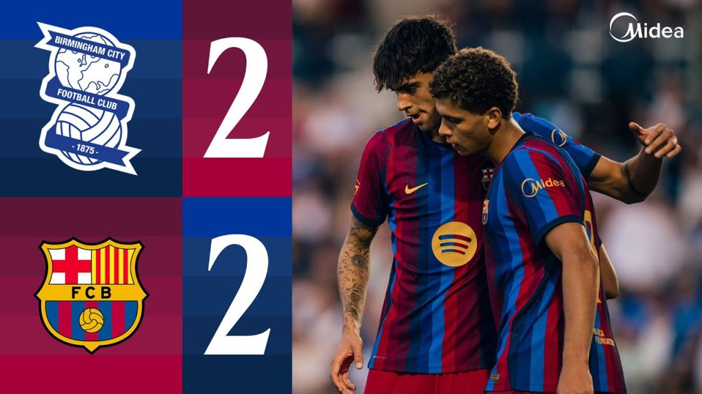 HIGHLIGHTS | BIRMINGHAM CITY 2 vs 2 FC BARCELONA (3-2) | PRESEASON πβ€οΈ 8 1785579596 maxresdefault