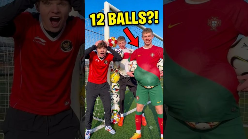 Who Can Hold The Most Soccer Balls? ⚽ #shorts 1 1785661324 maxresdefault