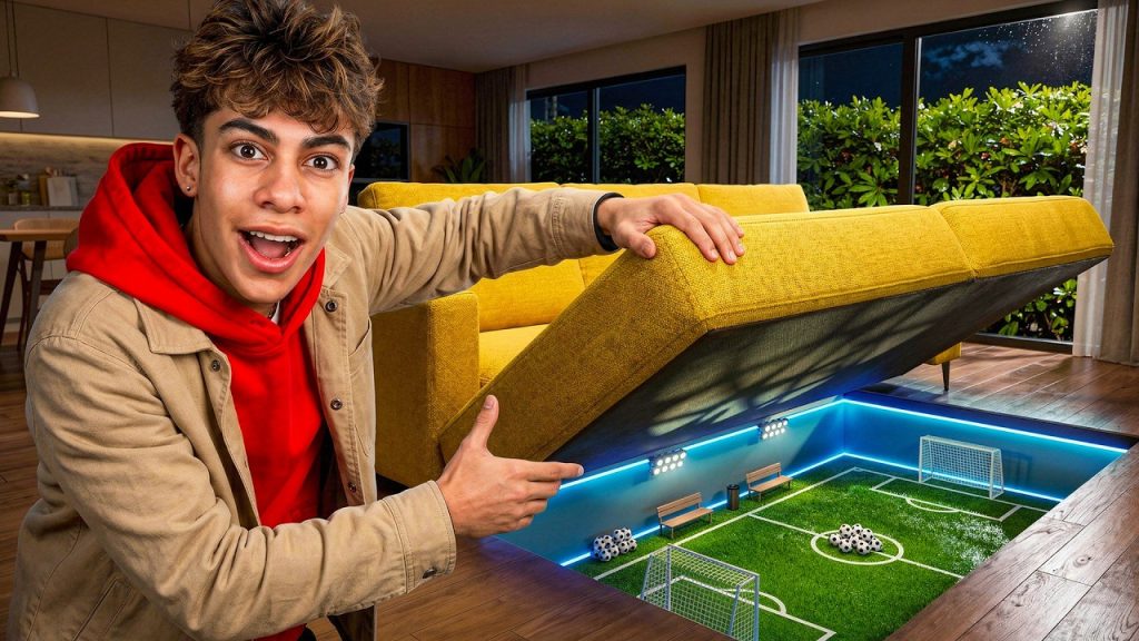 I Built a SECRET Soccer Field in My Room and More Hidden Spaces | The Royalty Family 1 1785938697 maxresdefault
