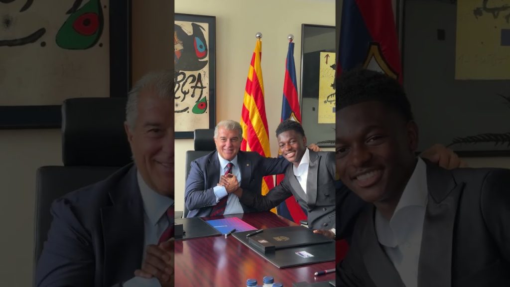 Bisiwu, officially blaugrana ๐โค๏ธ #fcbarcelona #shorts 7 1785971756 maxresdefault