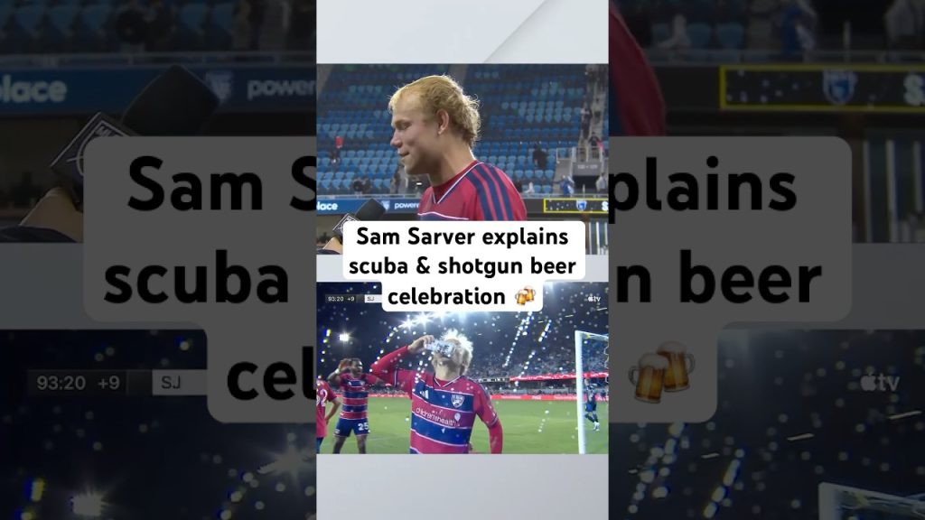 Sam Sarver explains his scuba diving and beer shotgun celebration after scoring winner for @FCDallas 2 1787283663 maxresdefault