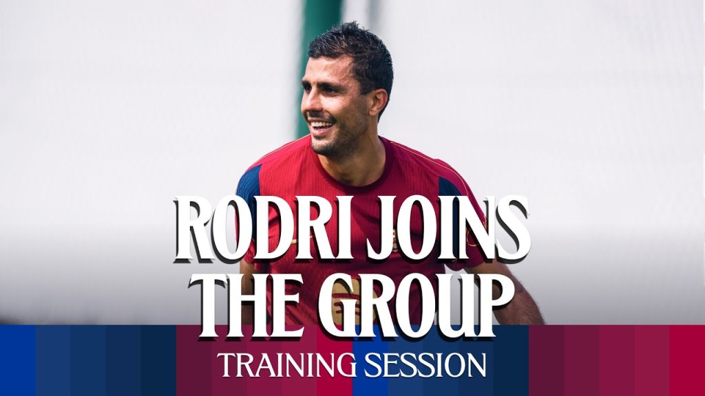 RODRI TAKES CENTRE STAGE RUNNING THE MIDFIELD | FC Barcelona Training π΅π΄ 9 1787747396 maxresdefault