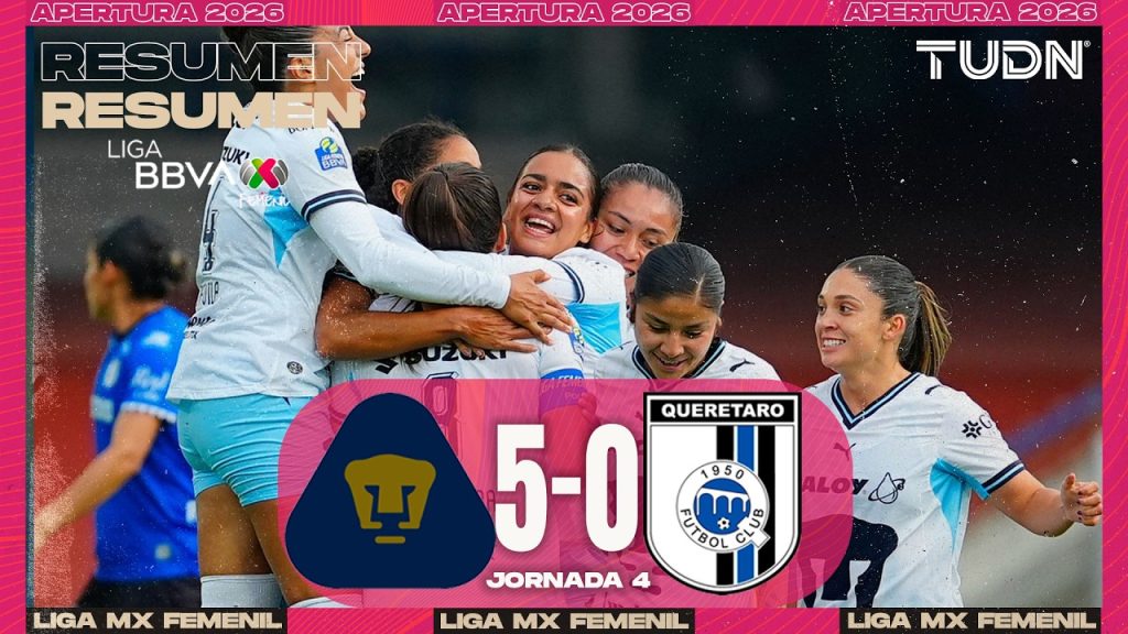 RESUMEN Y GOLES I Pumas vs Querétaro | Liga MX Femenil - Jornada 4 Apertura 2026 | TUDN 1 1787763181 maxresdefault